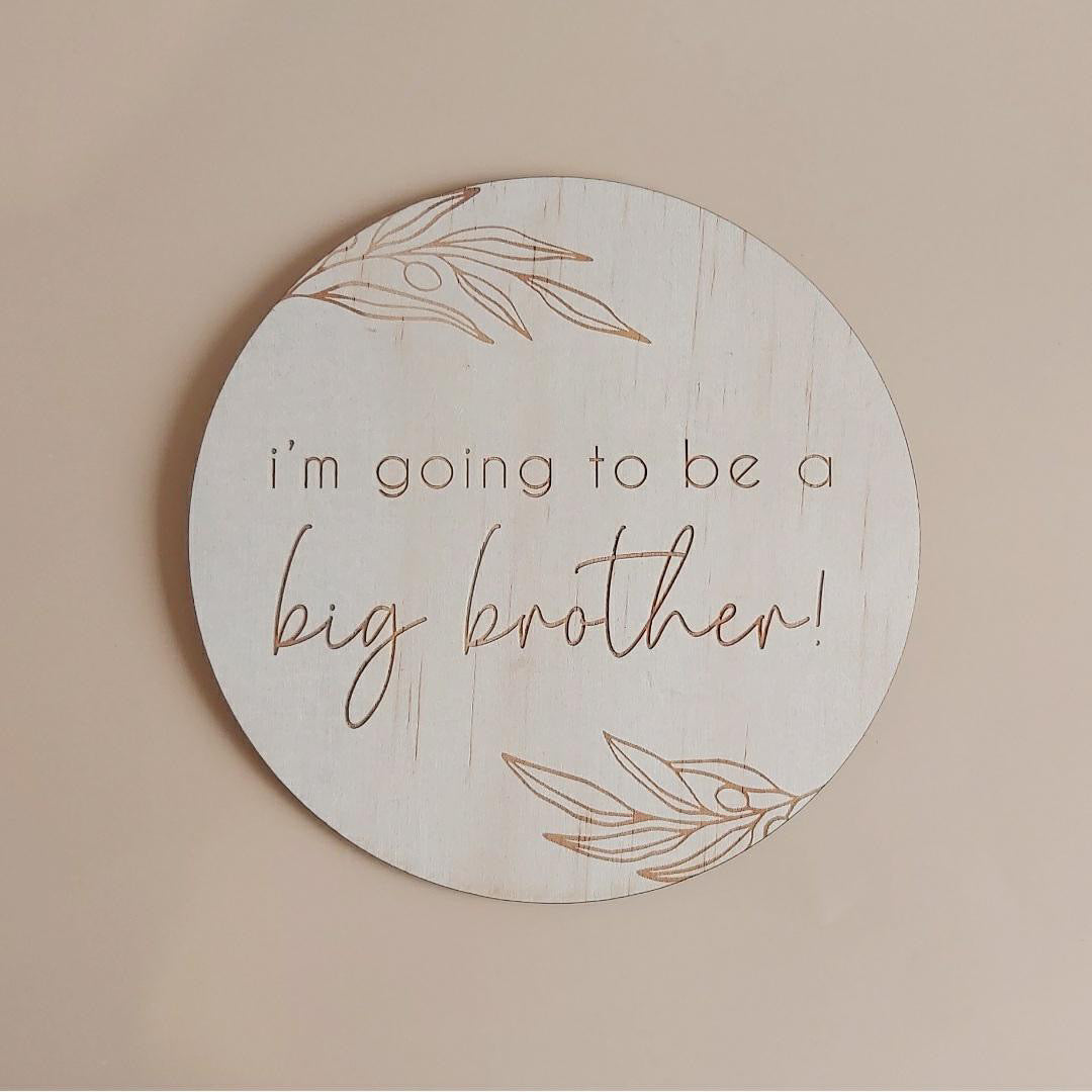 Big Brother/Sister Plaque