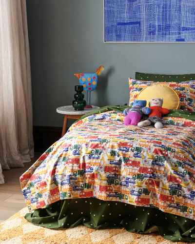 Big Wheels Organic Cotton Quilt Cover