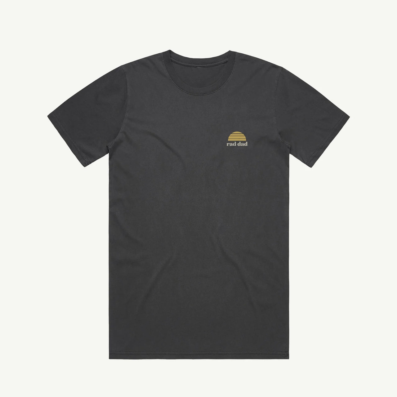 Rad Dad Organic Cotton Tee Washed Black