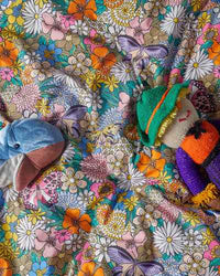 Thumbnail for Bliss Floral Organic Cotton Quilt Cover