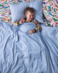 Thumbnail for Dino Max White Organic Cotton Fitted Sheet