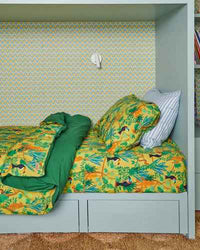 Thumbnail for Jungle Boogie Organic Cotton Fitted Sheet