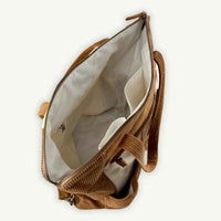 Thumbnail for Corduroy Spliced Convertible Backpack - Adults