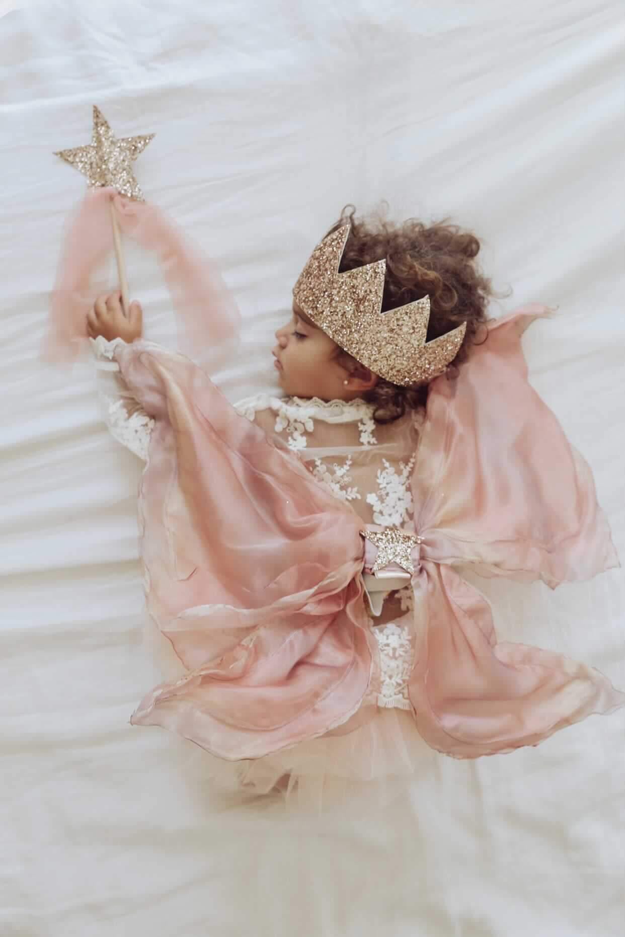 Ombre Fairy Wings, Crown & Wand