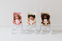 Thumbnail for Folding Doll Stroller - Pink Gingham