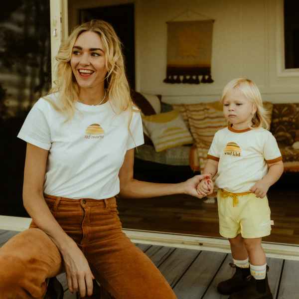 Rad Mama Classic Tee in Organic Cotton - Natural