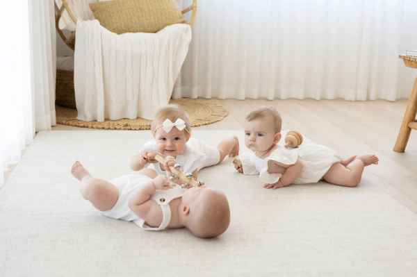 Vintage Fade Kids Padded Play Mat - Family
