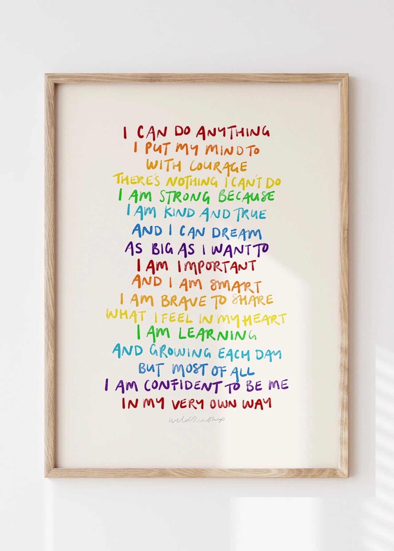 I can do Anything Unframed Print