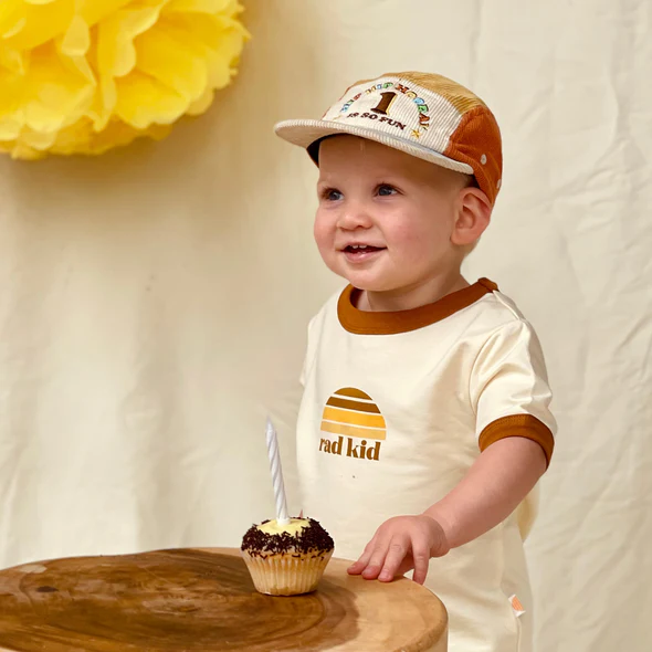 1st Birthday Cord Cap