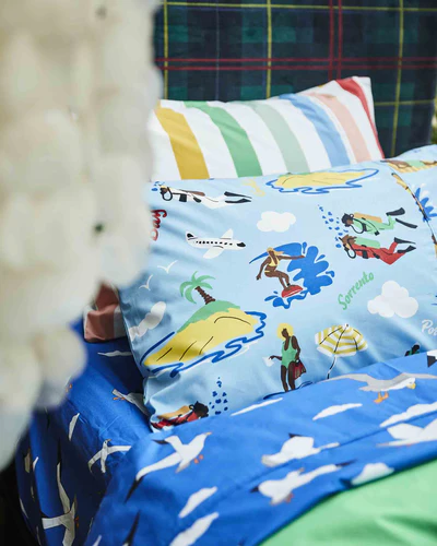 Beach Life Organic Cotton Pillowcase