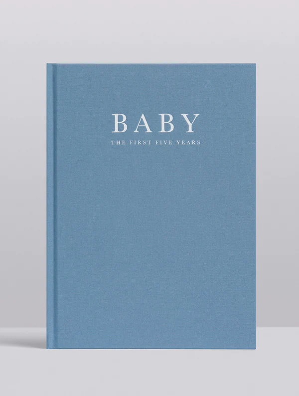 Birth to Five Years Baby Journal - Blue