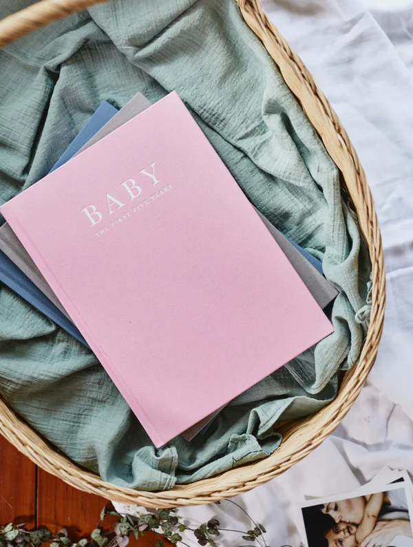 Birth to Five Years Baby Journal - Pink