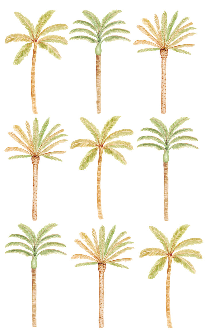 Green Mixed Happy Palms - Half Set