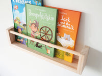 Thumbnail for Kids Bookshelf with Round Peg (Pine) Natural Wood Colour