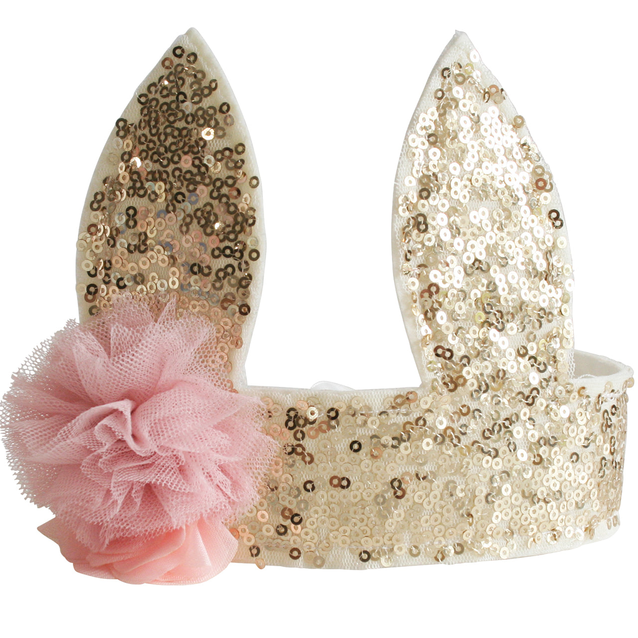 Sequin Bunny Crown