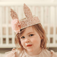 Thumbnail for Sequin Bunny Crown