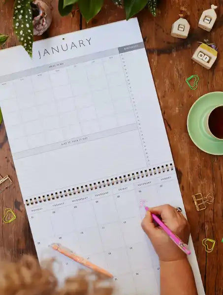 2024 Linen Wall Planner & Calendar