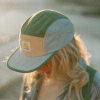 Thumbnail for Rad Kid Five Panel Splice Cord Cap - Lagoon