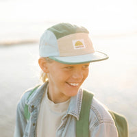 Thumbnail for Rad Kid Five Panel Splice Cord Cap - Lagoon