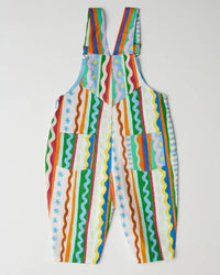 Thumbnail for Beach Patterns Baby Cotton Drill Overalls