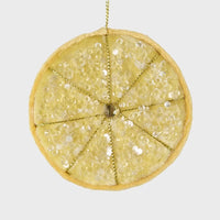 Thumbnail for Palemo Beaded Lemon Slice Yellow
