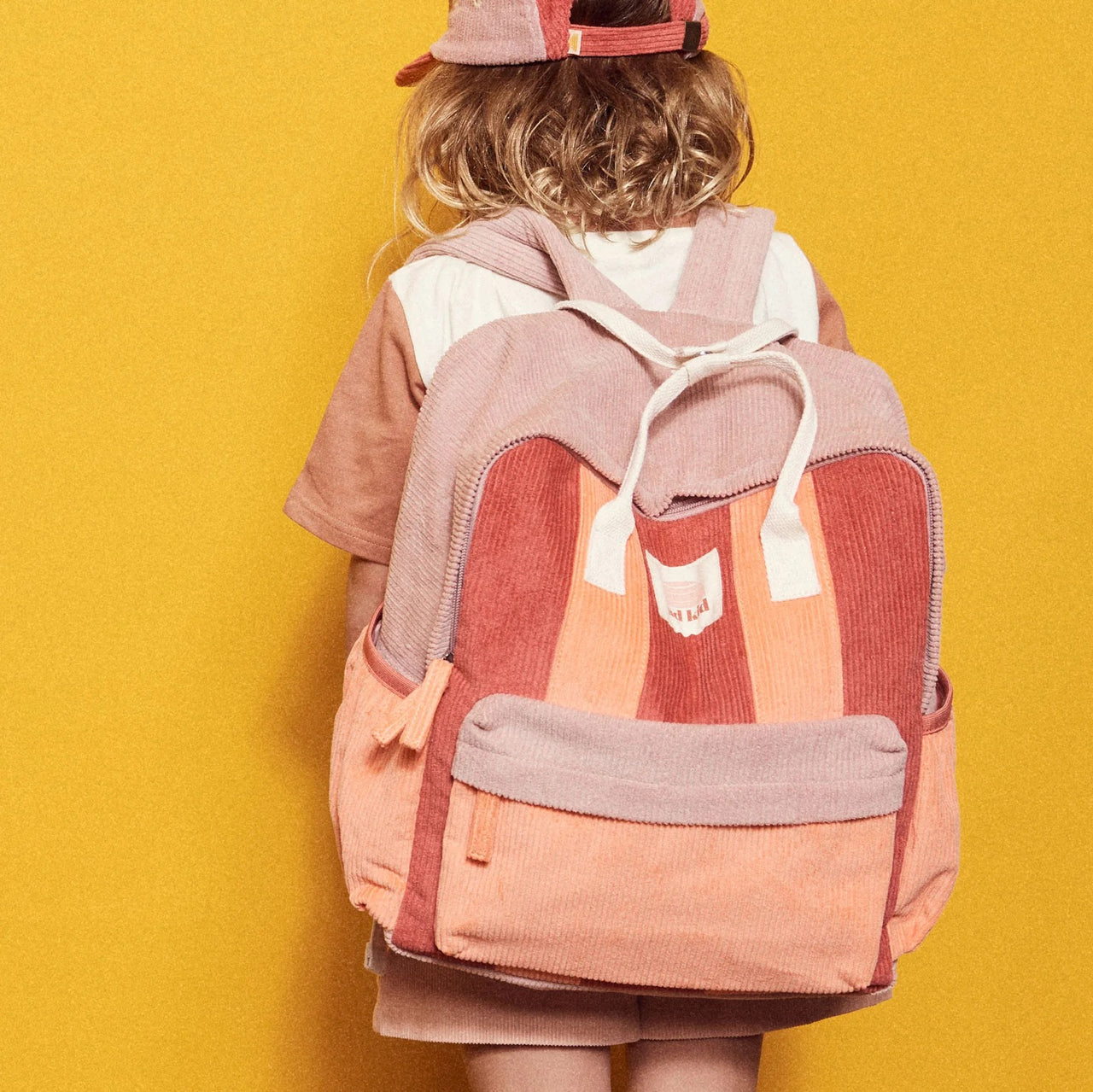 Corduroy Splice Eco Kids Backpack - Berry Nice