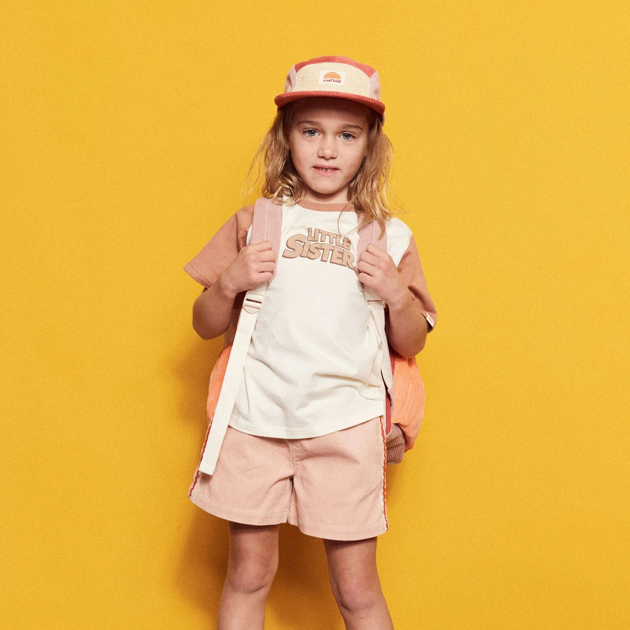 Rad Kid Five Panel Splice Cord Cap Berry Nice