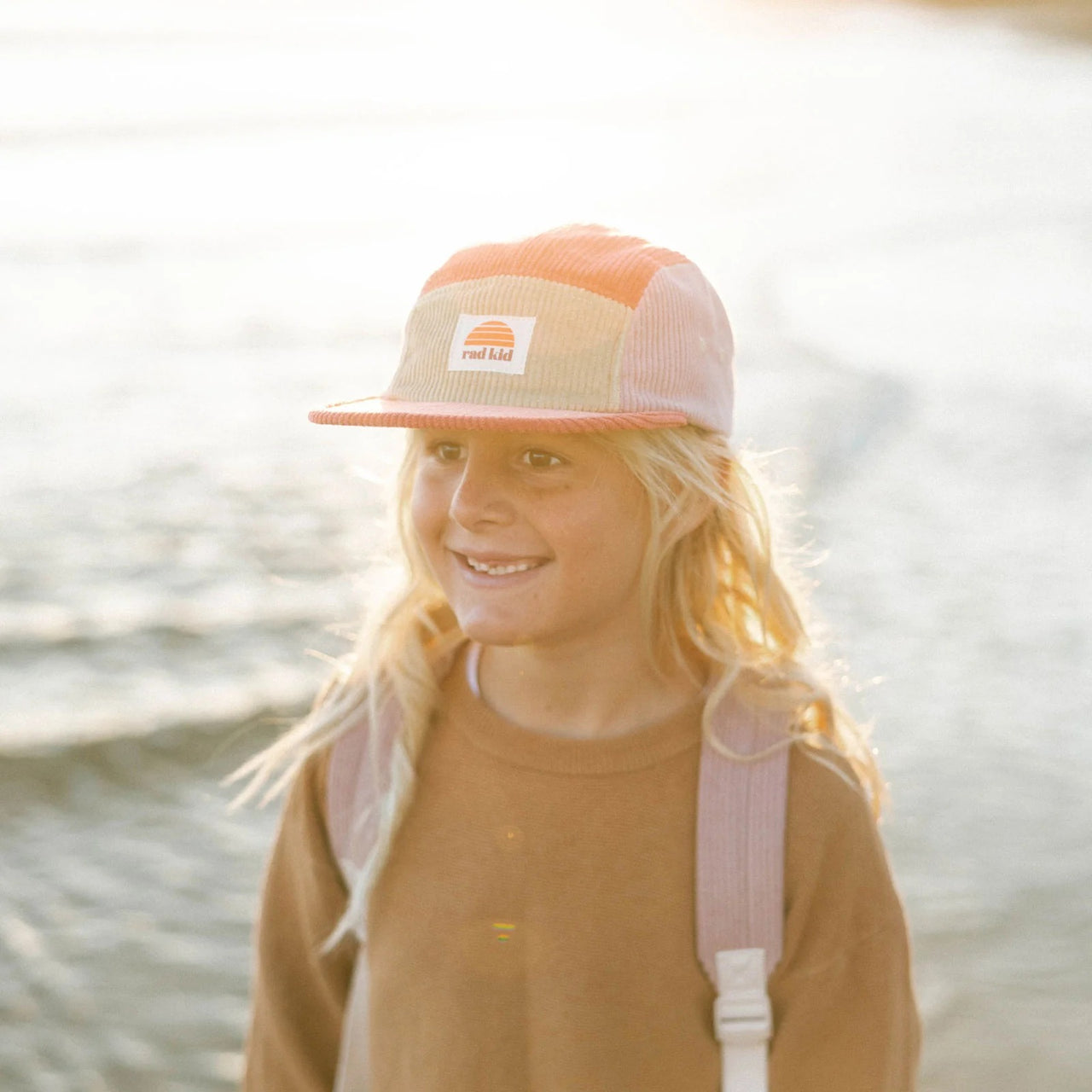 Rad Kid Five Panel Splice Cord Cap Berry Nice