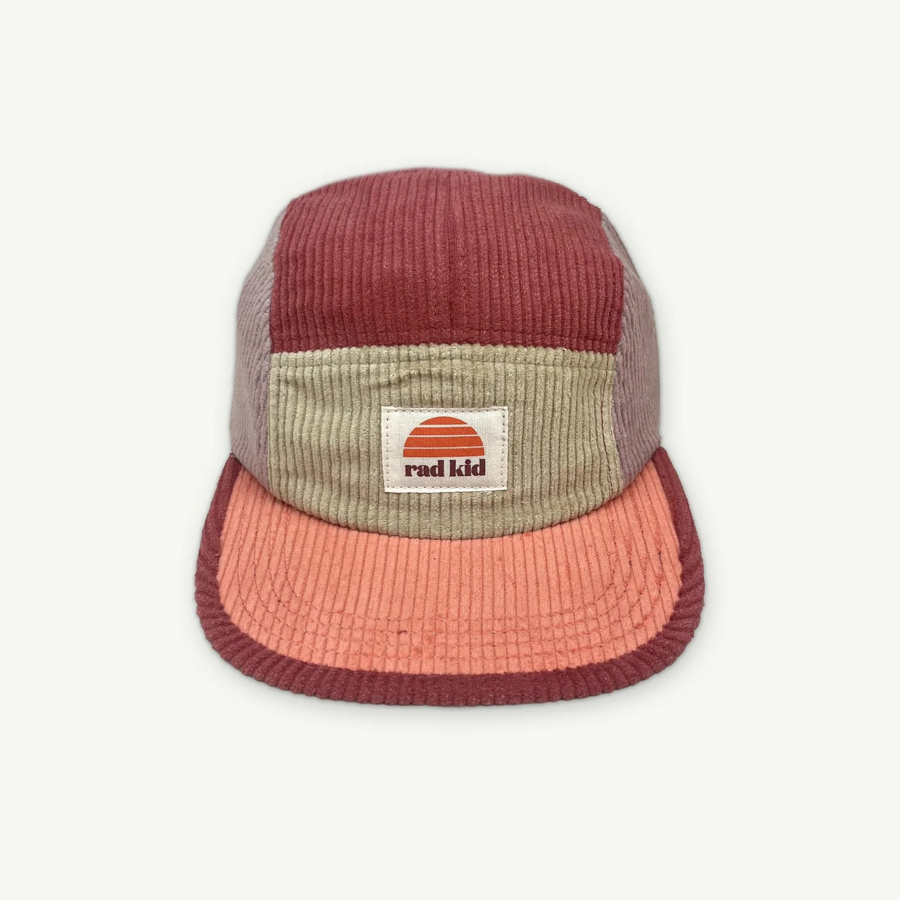 Rad Kid Five Panel Splice Cord Cap Berry Nice