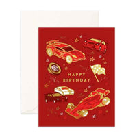 Thumbnail for Happy Birthday Cars Greeting Card