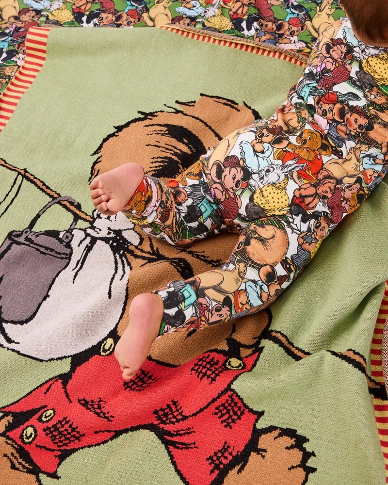 Blinky Bill Blinky Cotton Knitted Blanket