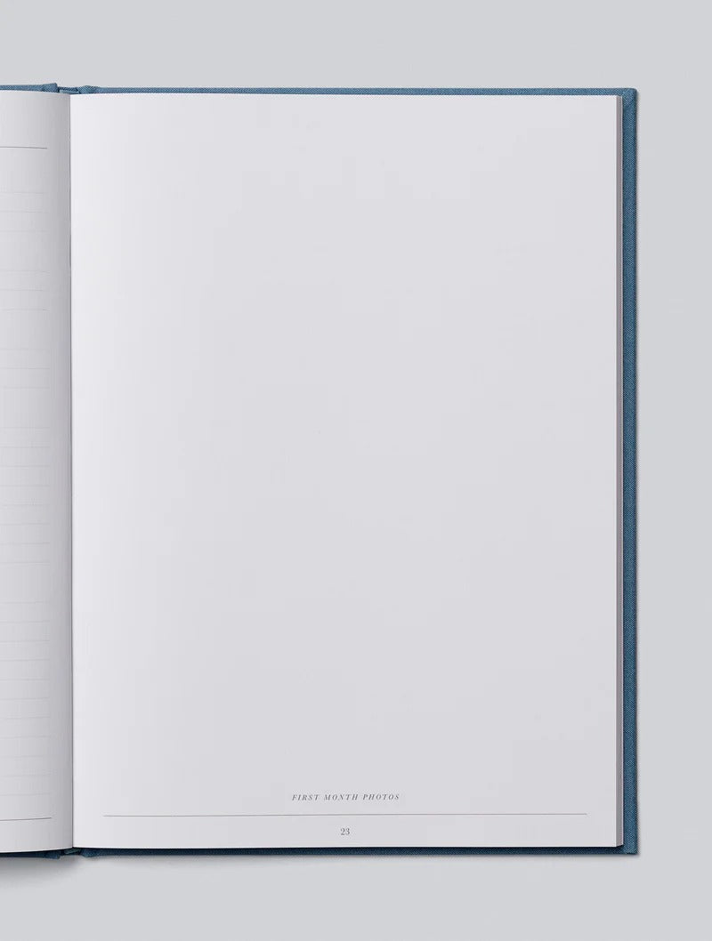 Birth to Five Years Baby Journal - Blue