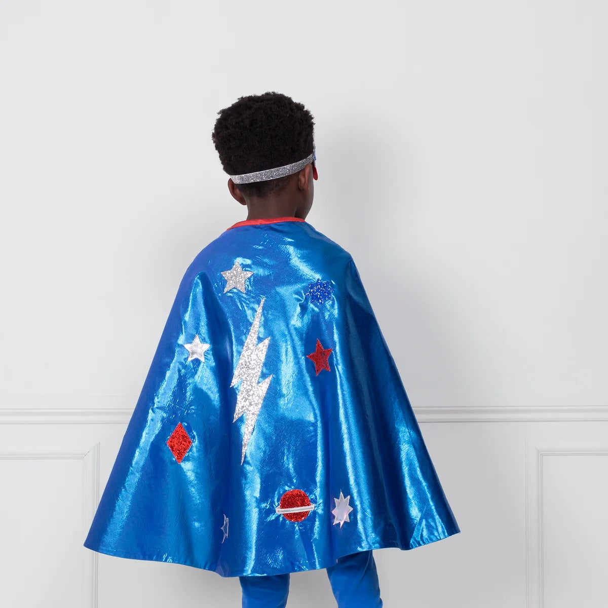 Blue Superhero Cape Costume