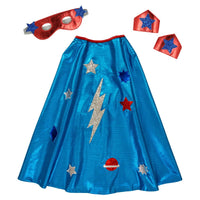 Thumbnail for Blue Superhero Cape Costume