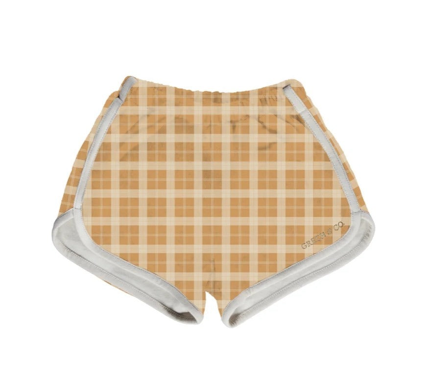 Retro Shorts Buckwheat Plaid