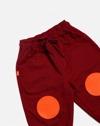 Thumbnail for Burgundy Barrel Pants
