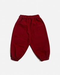Thumbnail for Burgundy Barrel Pants