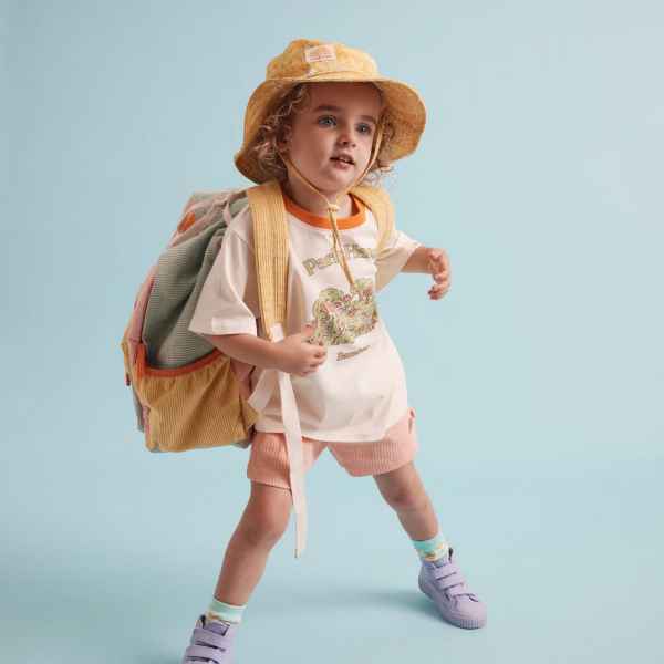 Corduroy Splice Eco Kids Backpack - Candy