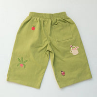 Thumbnail for Cropped Wide Leg Cargo Pant Apple