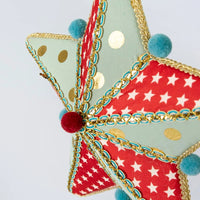 Thumbnail for Carnival Hanging Star Red and Green