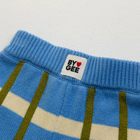 Thumbnail for Check Knit Pants Bluebird