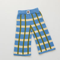Thumbnail for Check Knit Pants Bluebird