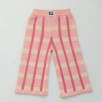 Thumbnail for Check Knit Pants Peony