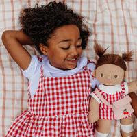 Thumbnail for Cherry Gingham Outfit Set