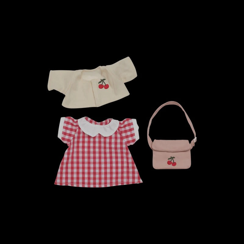 Cherry Gingham Outfit Set