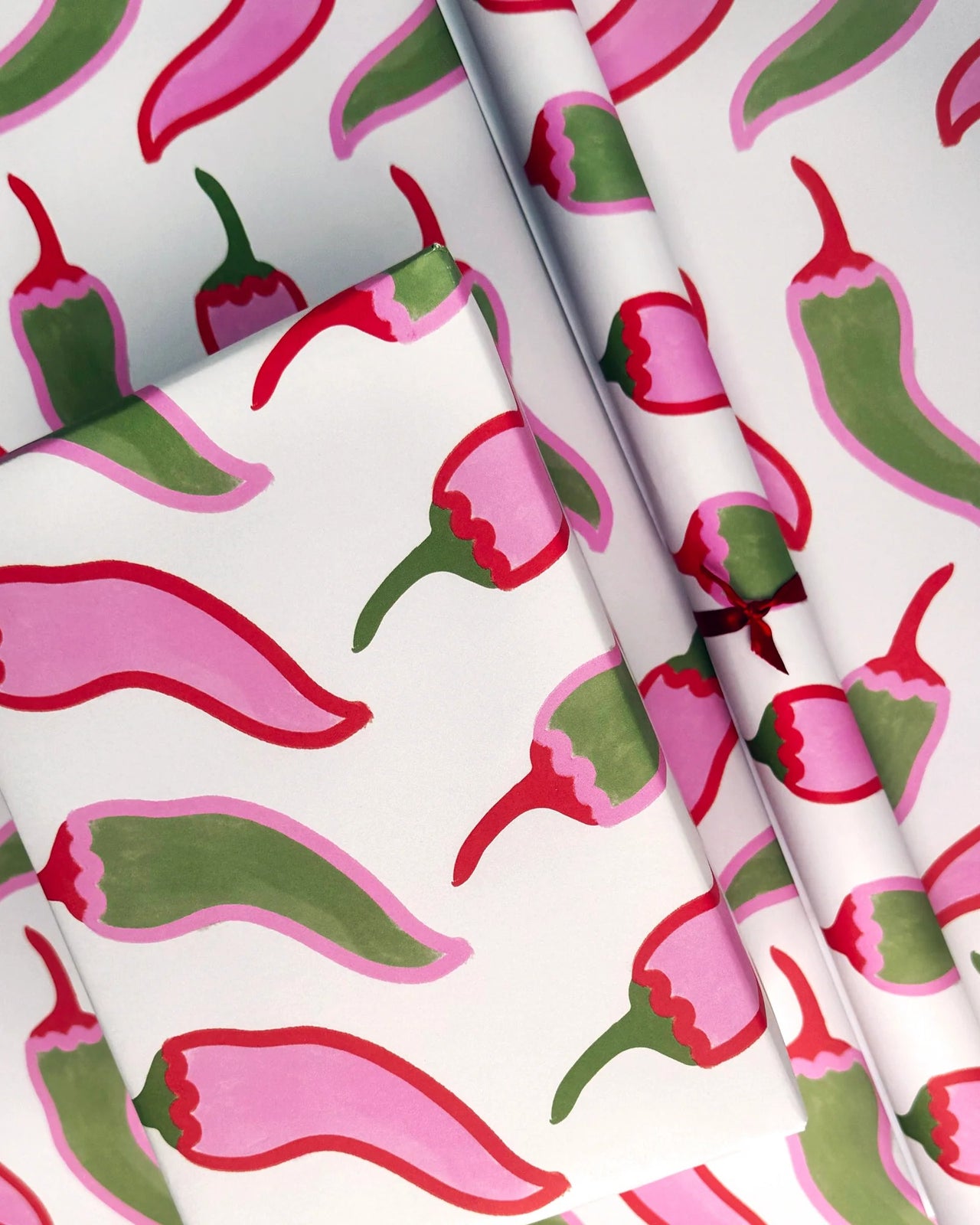 Chilli Pattern Gift Wrap