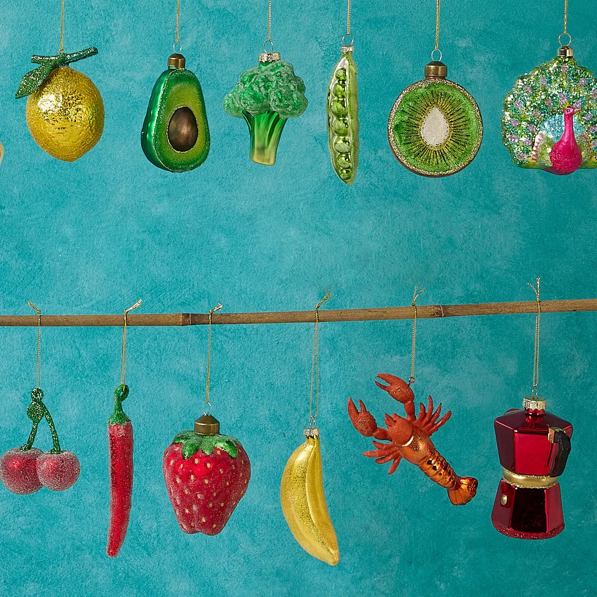 Sugared Chilli Tree Decoration