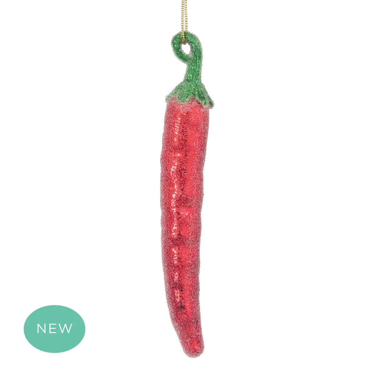 Sugared Chilli Tree Decoration