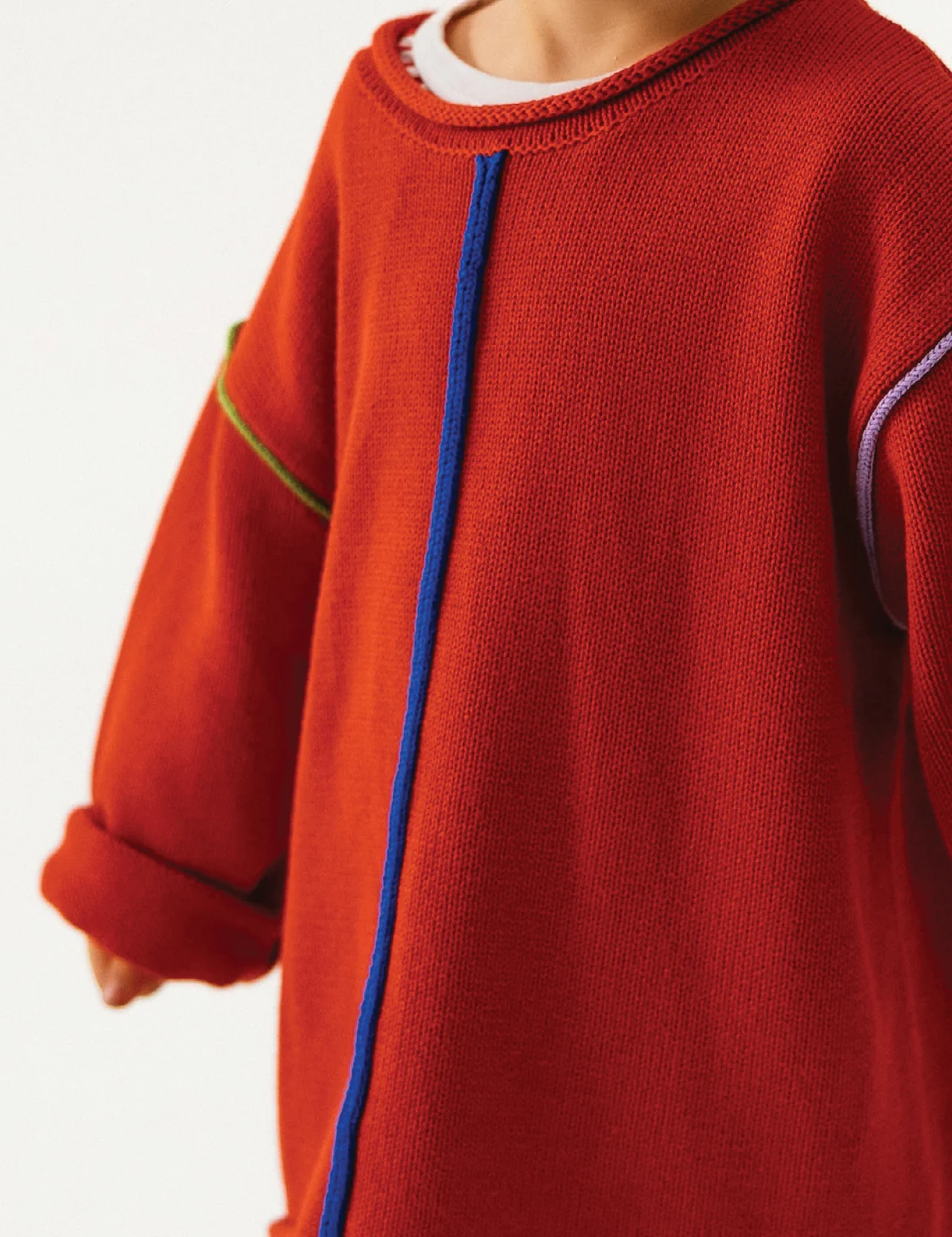 Comfy Knit Jumper Red