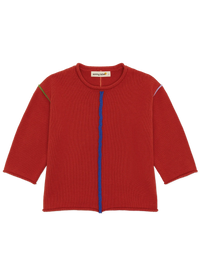Thumbnail for Comfy Knit Jumper Red